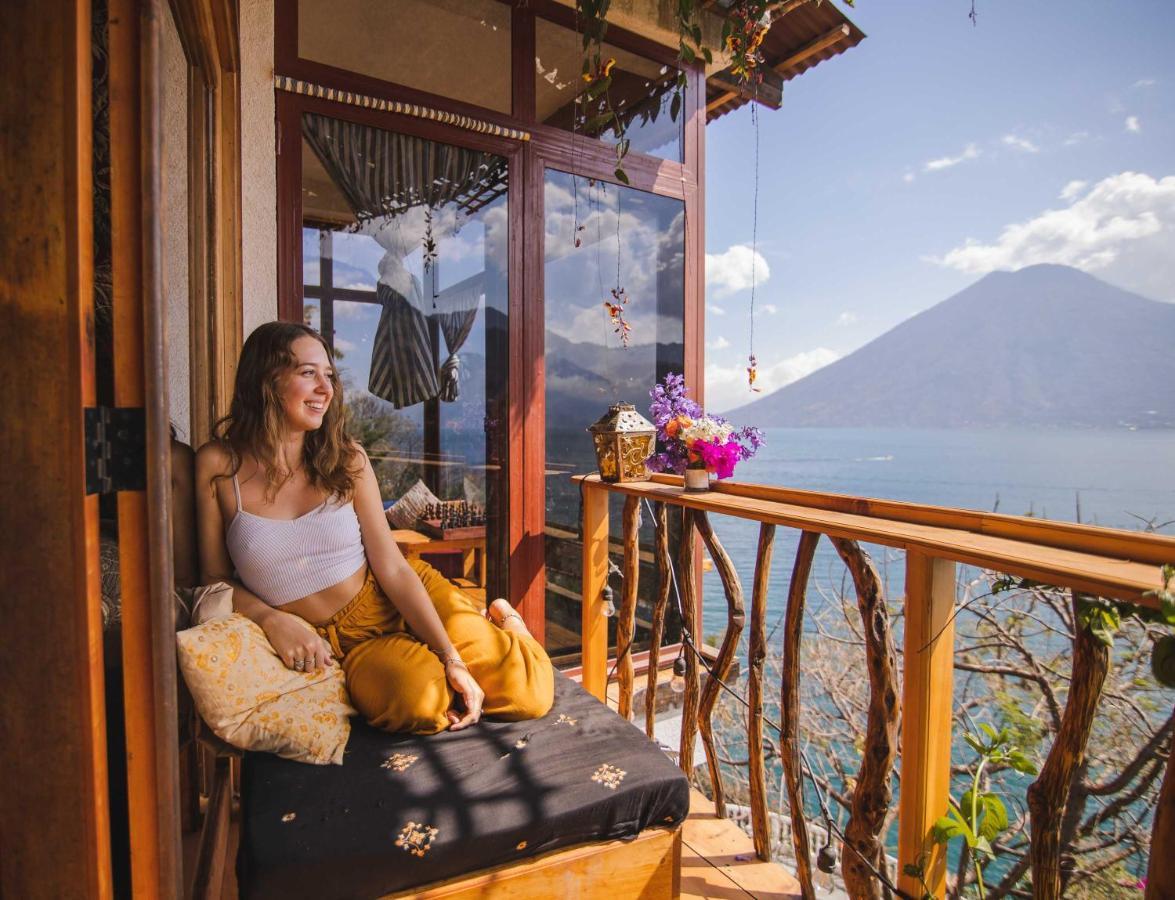 ホテル Baraka Atitlan サン・マルコス・ラ・ラグナ エクステリア 写真