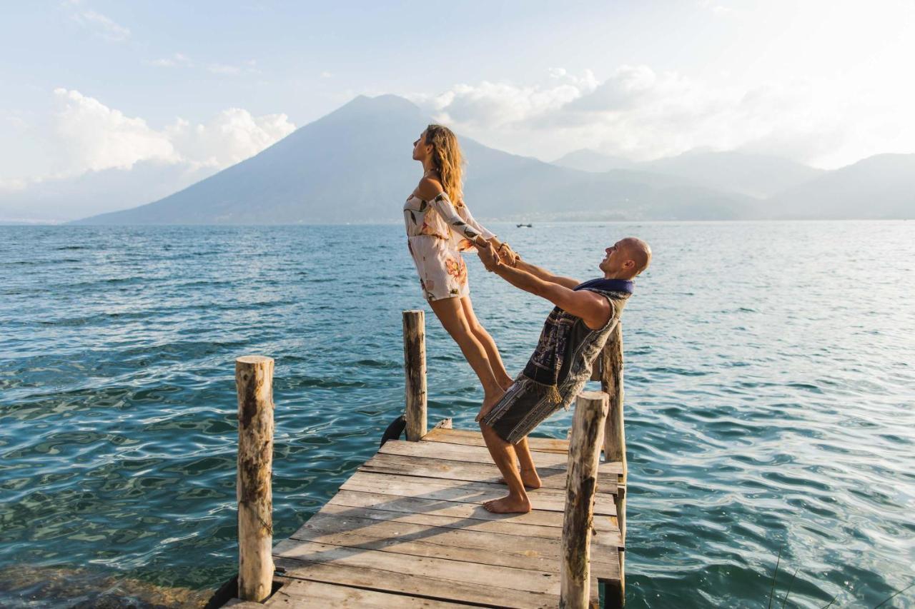 ホテル Baraka Atitlan サン・マルコス・ラ・ラグナ エクステリア 写真
