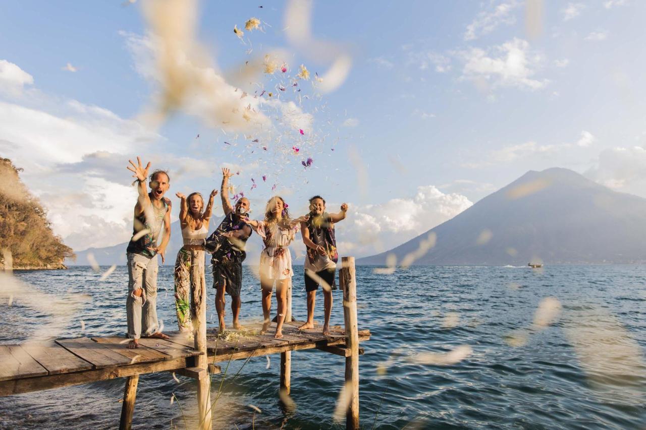 ホテル Baraka Atitlan サン・マルコス・ラ・ラグナ エクステリア 写真