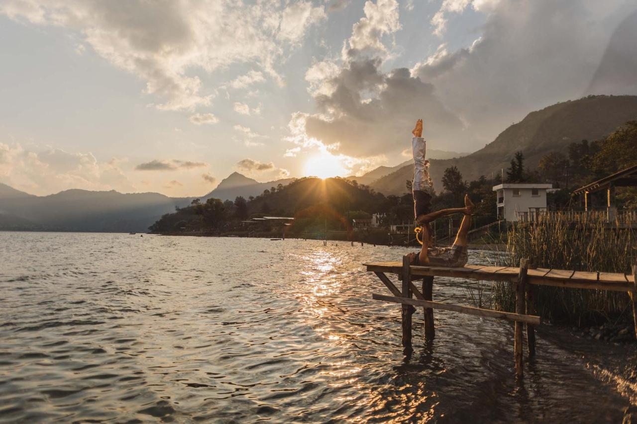 ホテル Baraka Atitlan サン・マルコス・ラ・ラグナ エクステリア 写真
