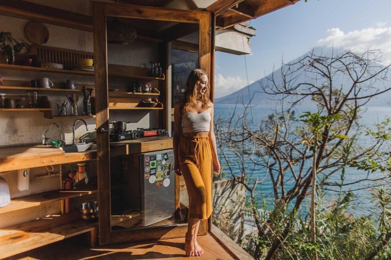 ホテル Baraka Atitlan サン・マルコス・ラ・ラグナ エクステリア 写真