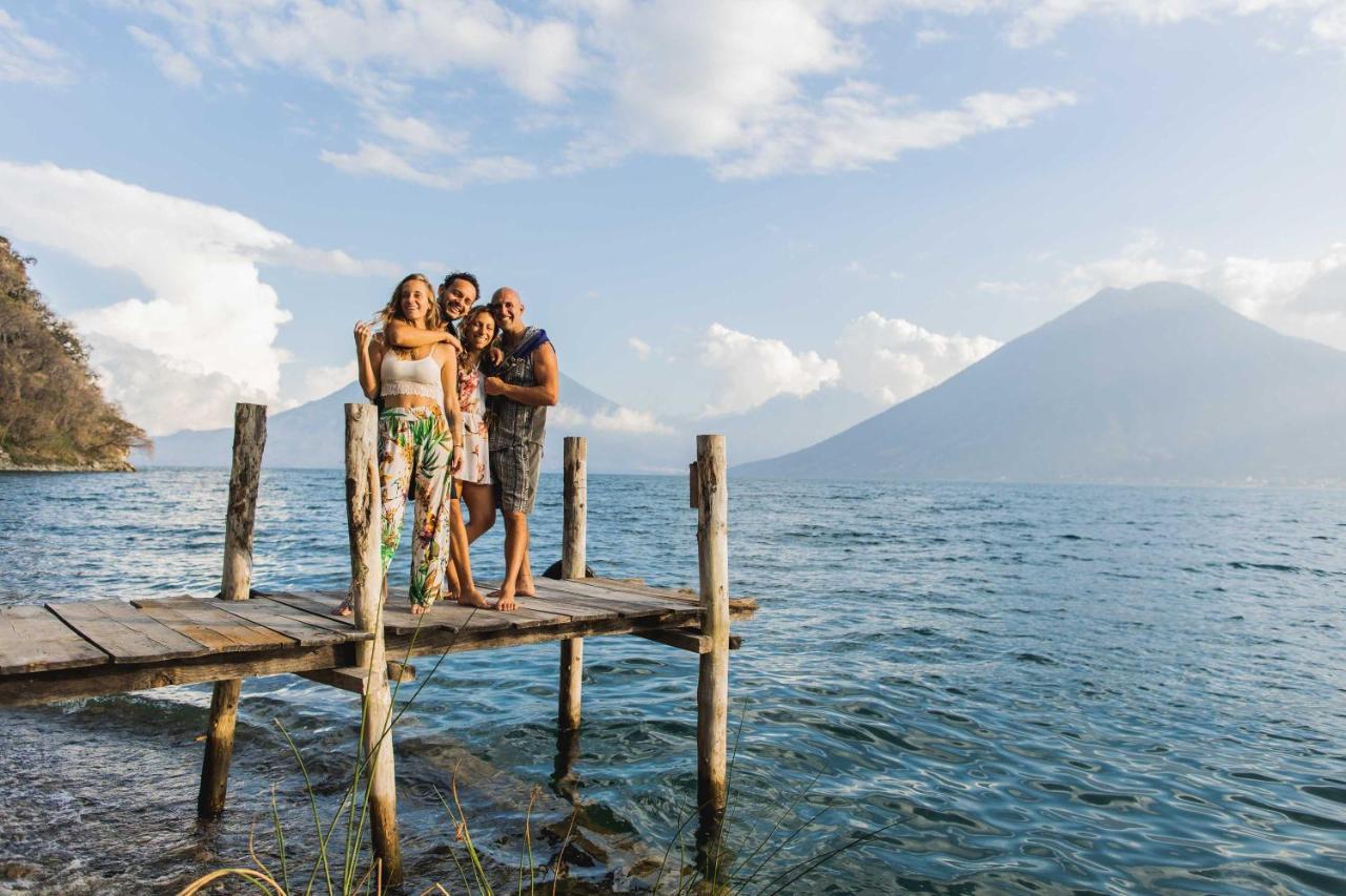 ホテル Baraka Atitlan サン・マルコス・ラ・ラグナ エクステリア 写真